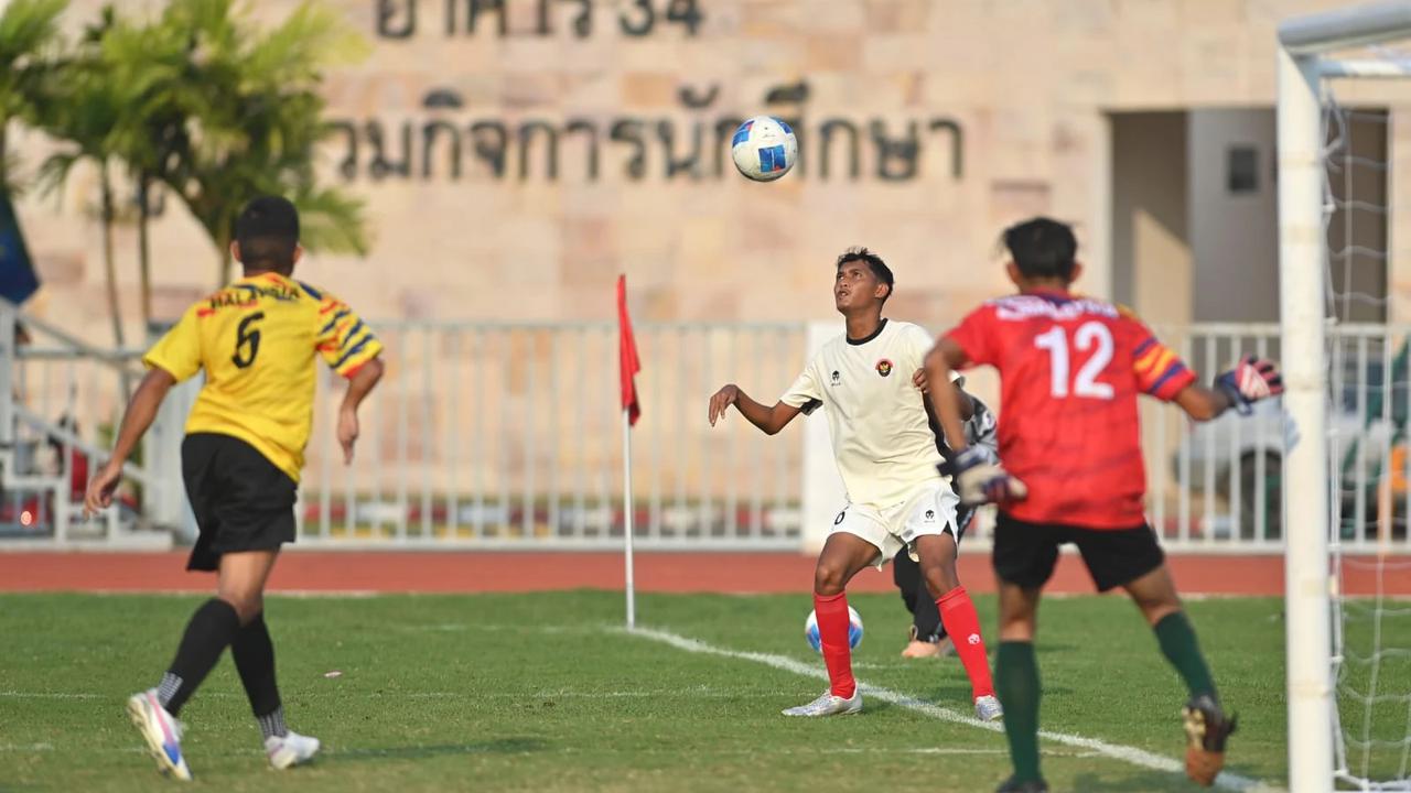 Tim Sepak Bola CP Indonesia Pesta Gol, Hajar Malaysia 3-0 di APG Thailand