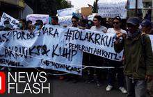 VIDEO: Aksi #GejayanMemanggil, Ribuan Mahasiswa Yogyakarta Turun ke Jalan