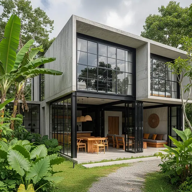 Desain Rumah Sederhana Tapi Mewah di Kampung