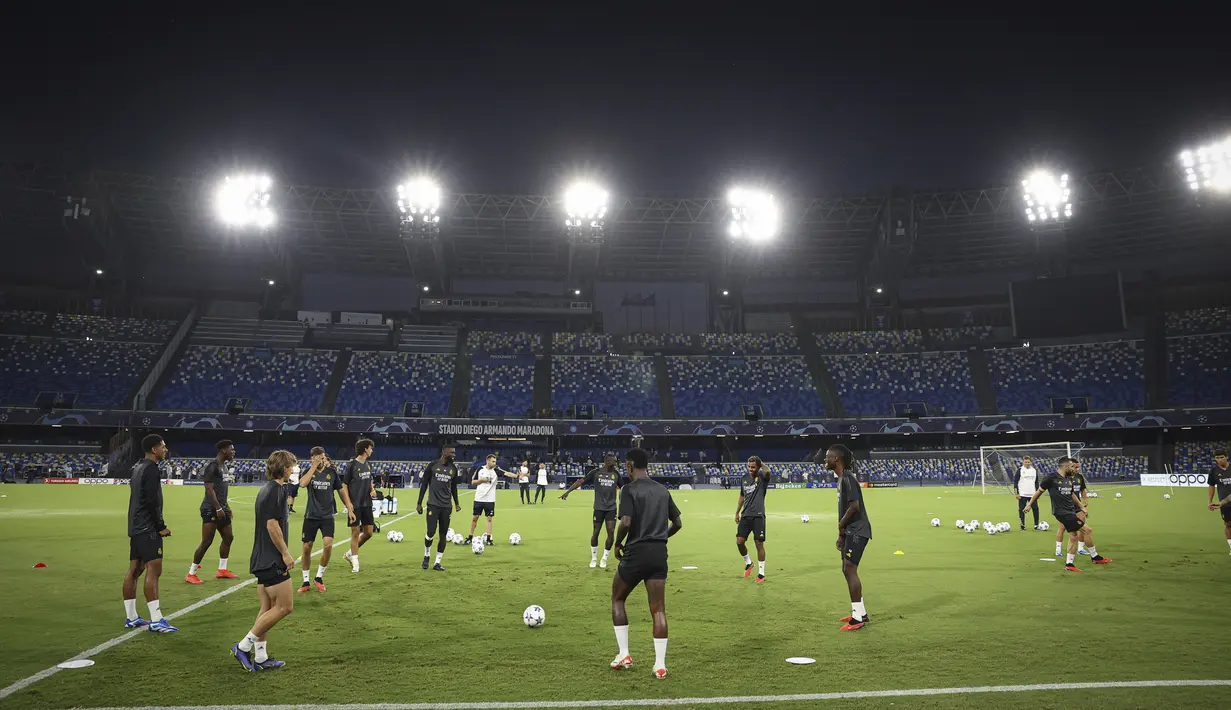Pasukan Carlo Ancelotti itu memenangi empat dari lima laga terakhirnya. (Alessandro Garofalo/LaPresse via AP)