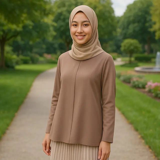 Outfit Atasan Tunik: Pilihan Nyaman untuk Wanita Mungil/via Chat GPT