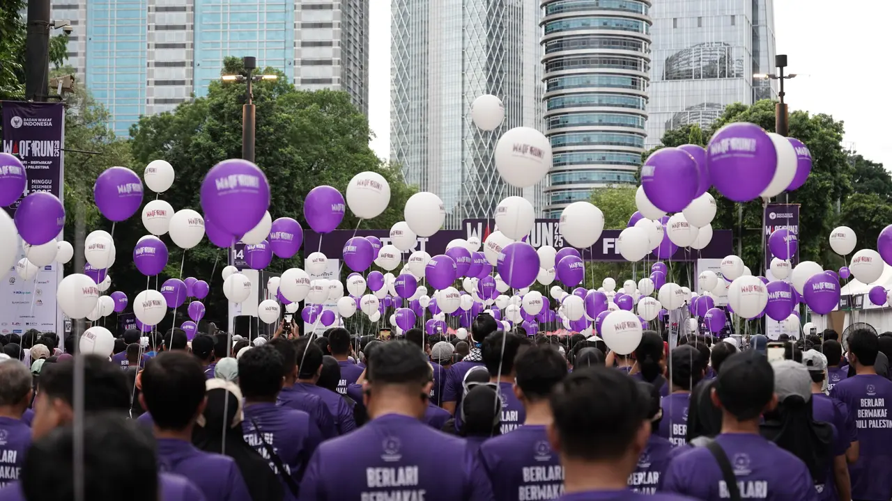 Waqf Run 2025 Kumpulkan Rp150 Juta untuk Korban Bencana Sumatera, Simbol Solidaritas Sesama Manusia