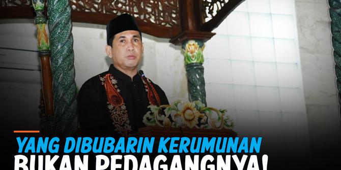VIDEO: Wali Kota Lubuklinggau Ingatkan Petugas untuk Bubarkan Kerumunan Bukan Pedagangnya