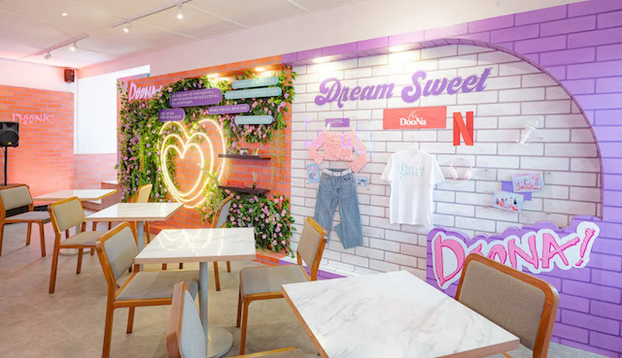 Pop Up Cafe drakor Doona! di Jakarta. [Foto: Netflix]