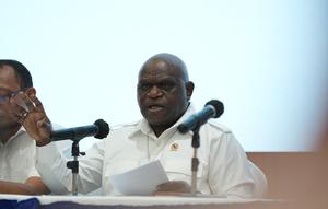 Menteri Hak Asasi Manusia Natalius Pigai. (Foto: Tim Humas Kementerian HAM)