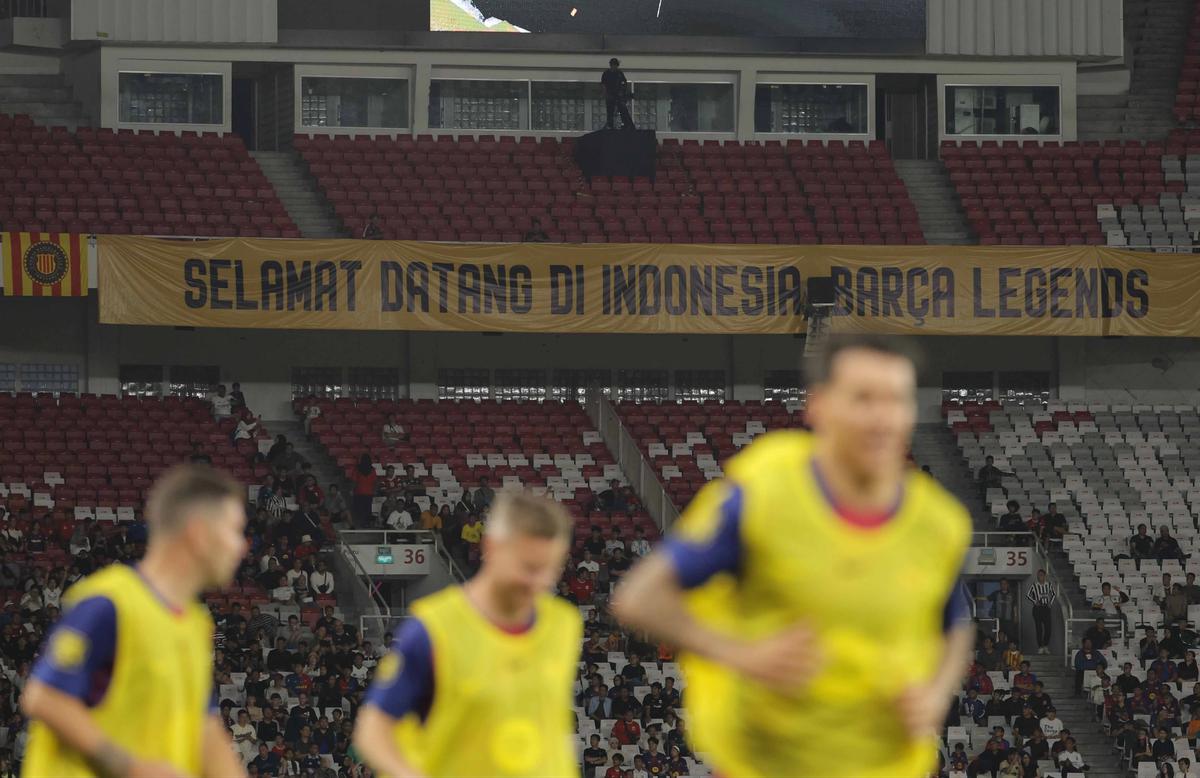 FOTO: Barcelona Legends Tundukkan DRX World Legends di Jakarta