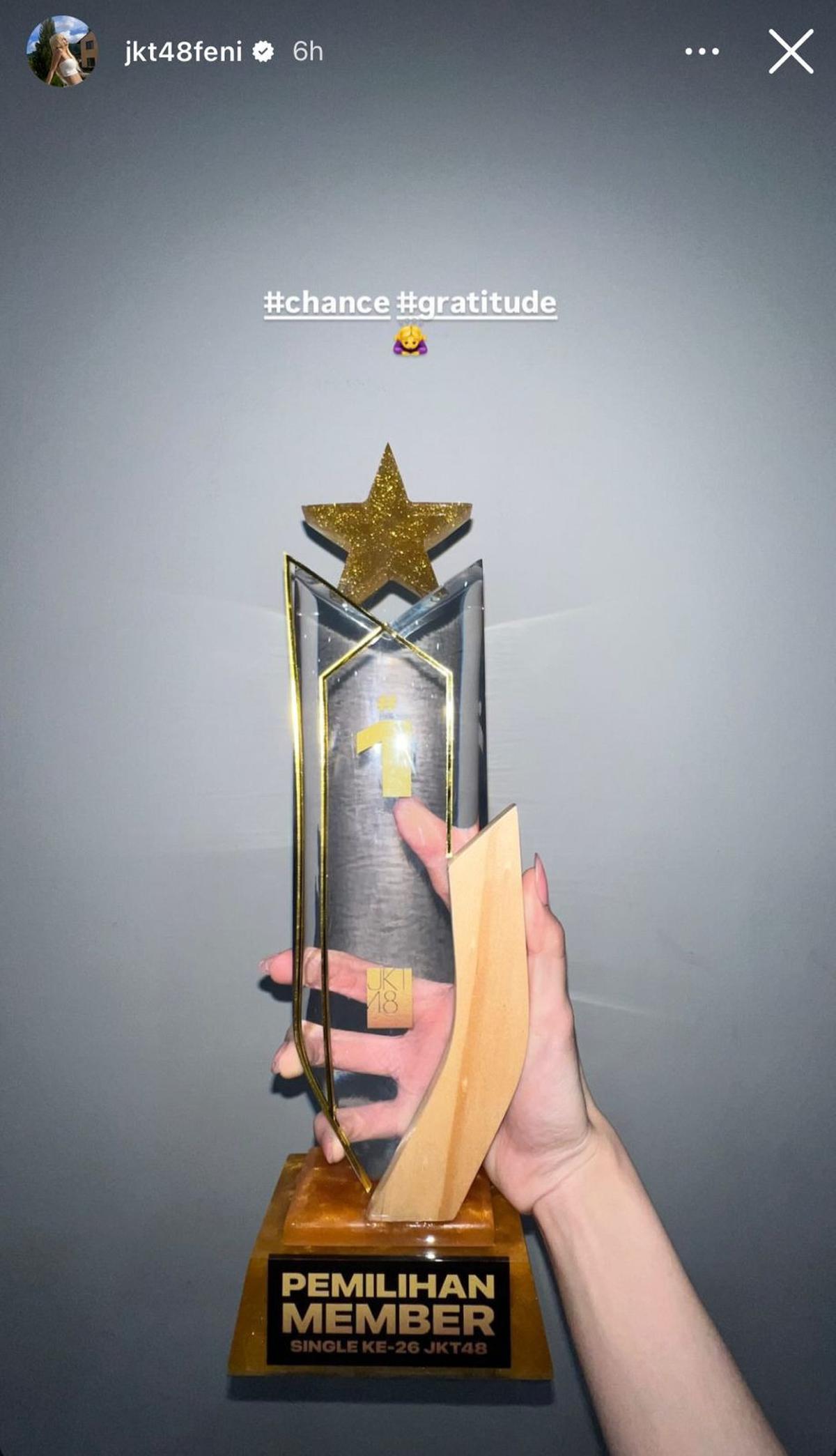 7 Potret Feni JKT48 Jadi Juara di Senbatsu Sousenkyo 2024, Perjuangan dan Dukungan Fans