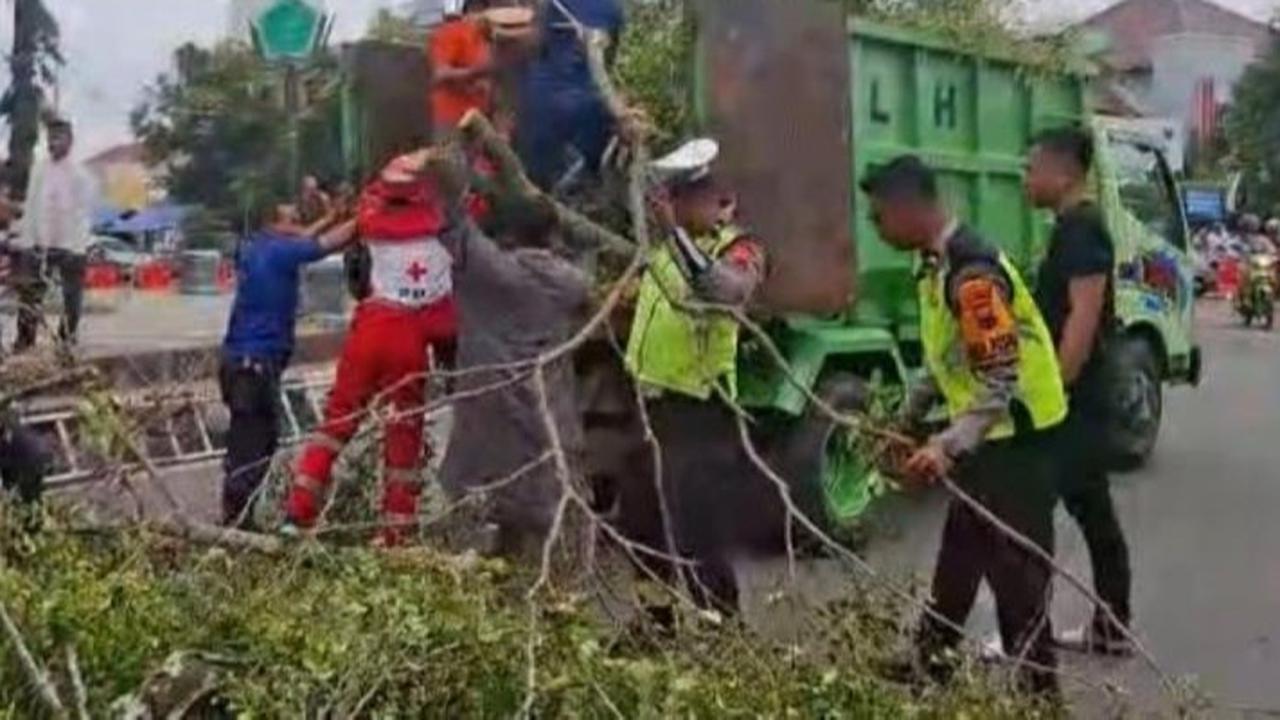 Kronologi Pohon Tumbang Timpa Jemaah Salat Idulfitri di Alun-Alun Pemalang hingga Tewaskan 2 Orang