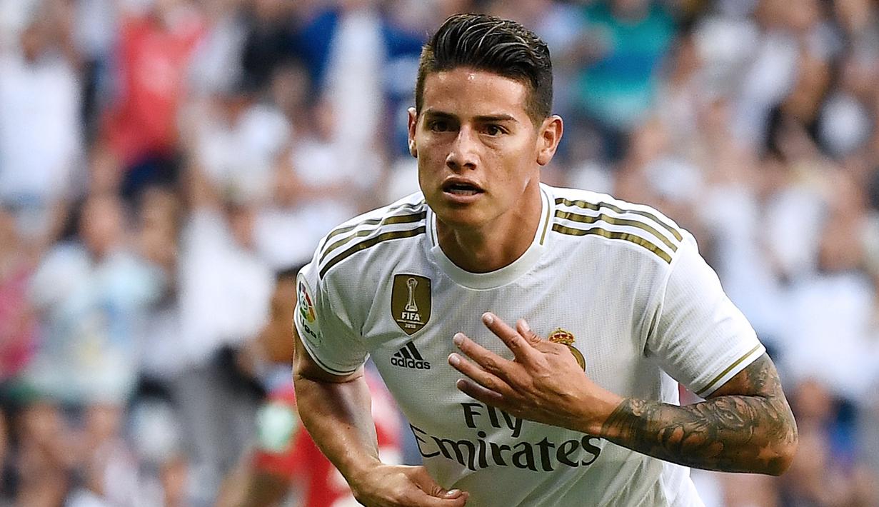 James Rodriguez (75 juta euro) - Pemain asal Kolombia ini dilabuhkan Real Madrid dari AS Monaco dengan nilai transfer 75 juta euro pada 2014. (AFP/Pierre-Philippe Marcou)