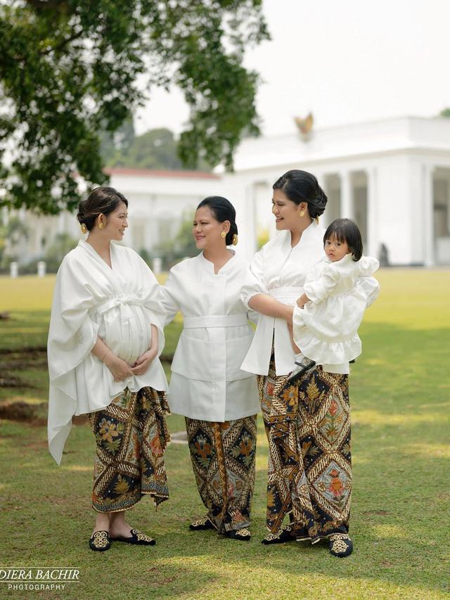 Kahiyang Ayu, Iriana Jokowi, Selvi Ananda, dan Sedah Mirah. (Foto: Dok. Instagram @dierabachir)