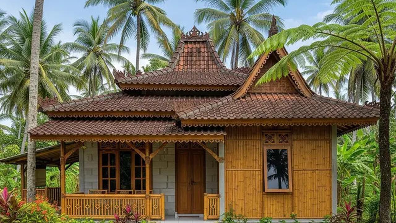 10 Inspirasi Desain Rumah Kecil Batako dan Bambu Hemat Biaya, Nyaman dan Estetis