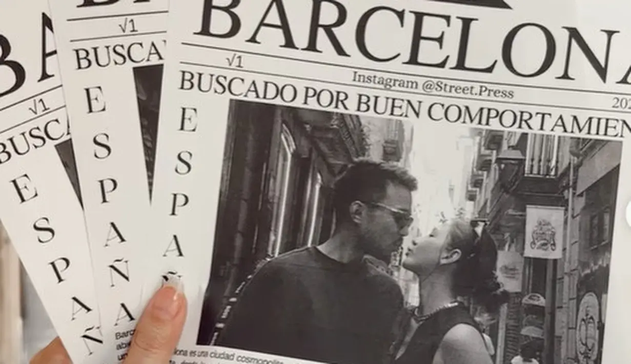 Jessica Mila secara resmi unggah keseruannya honeymoon di Barcelona bersama Yakup Hasibuan [@jscmila]