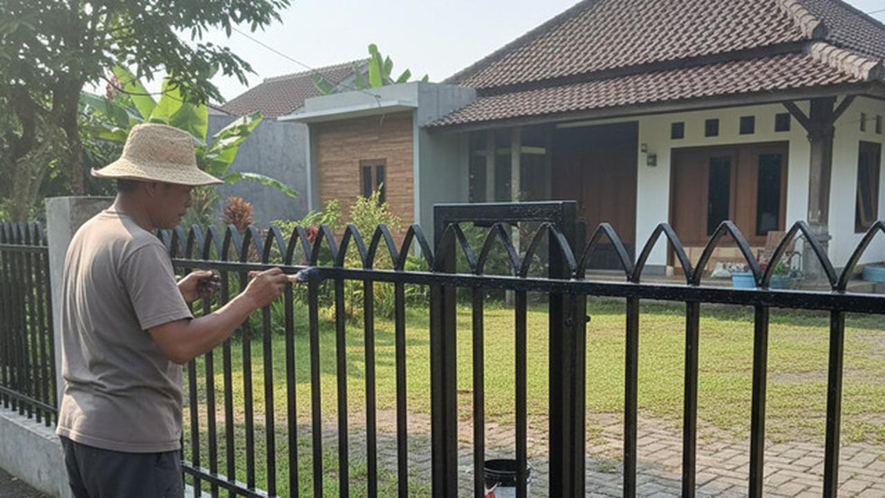 Cat Pagar Terkelupas karena Hujan? Ini Cara yang Benar Mengatasinya