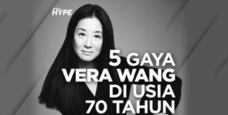 5 Gaya Vera Wang di Usia 70 Tahun