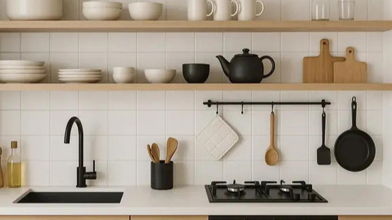 7 Cara Menata Dapur Kecil dengan Rak Terbuka: Solusi Hemat Tempat dan Estetik