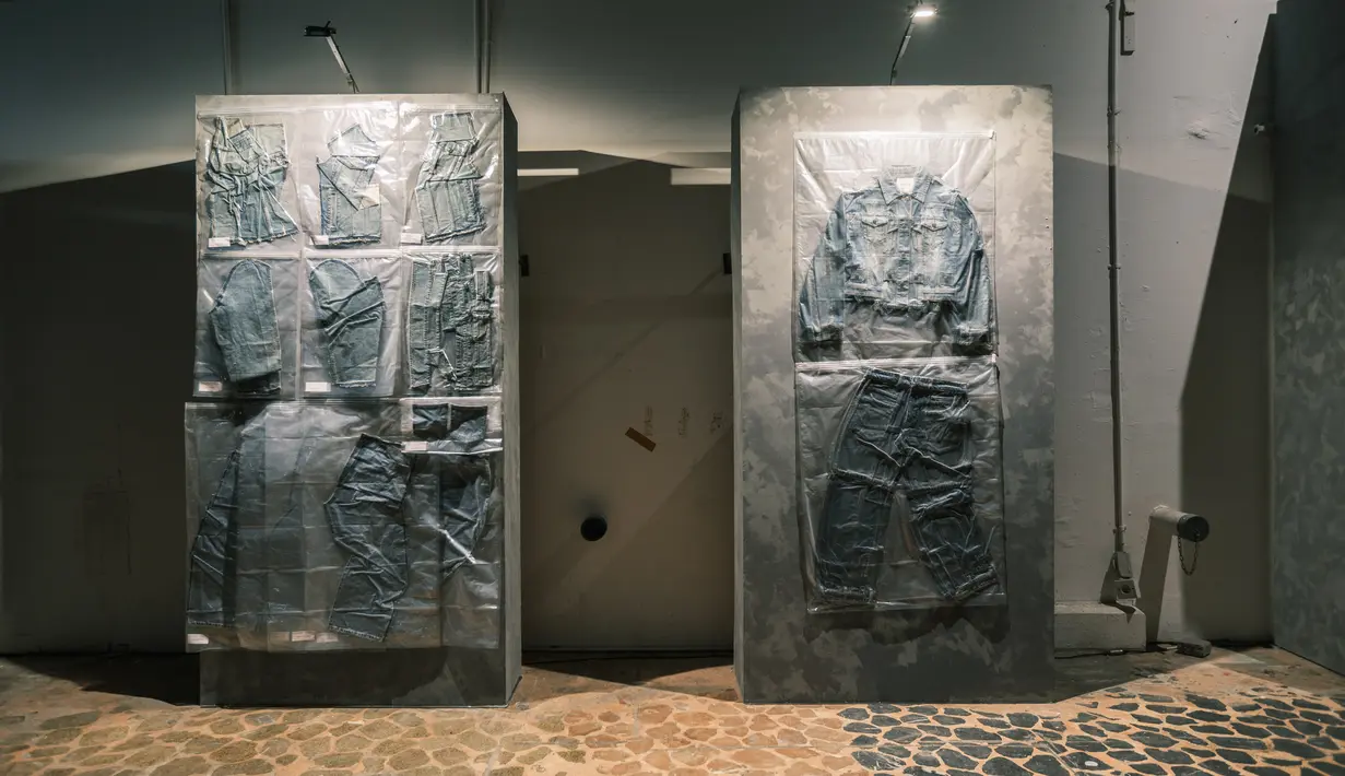 Re- TANGAN Space adalah ruang TANGAN untuk mempresentasikan koleksi Re- TANGAN 2024 dengan format instalasi dan display. [ Foto: dok TANGAN ]