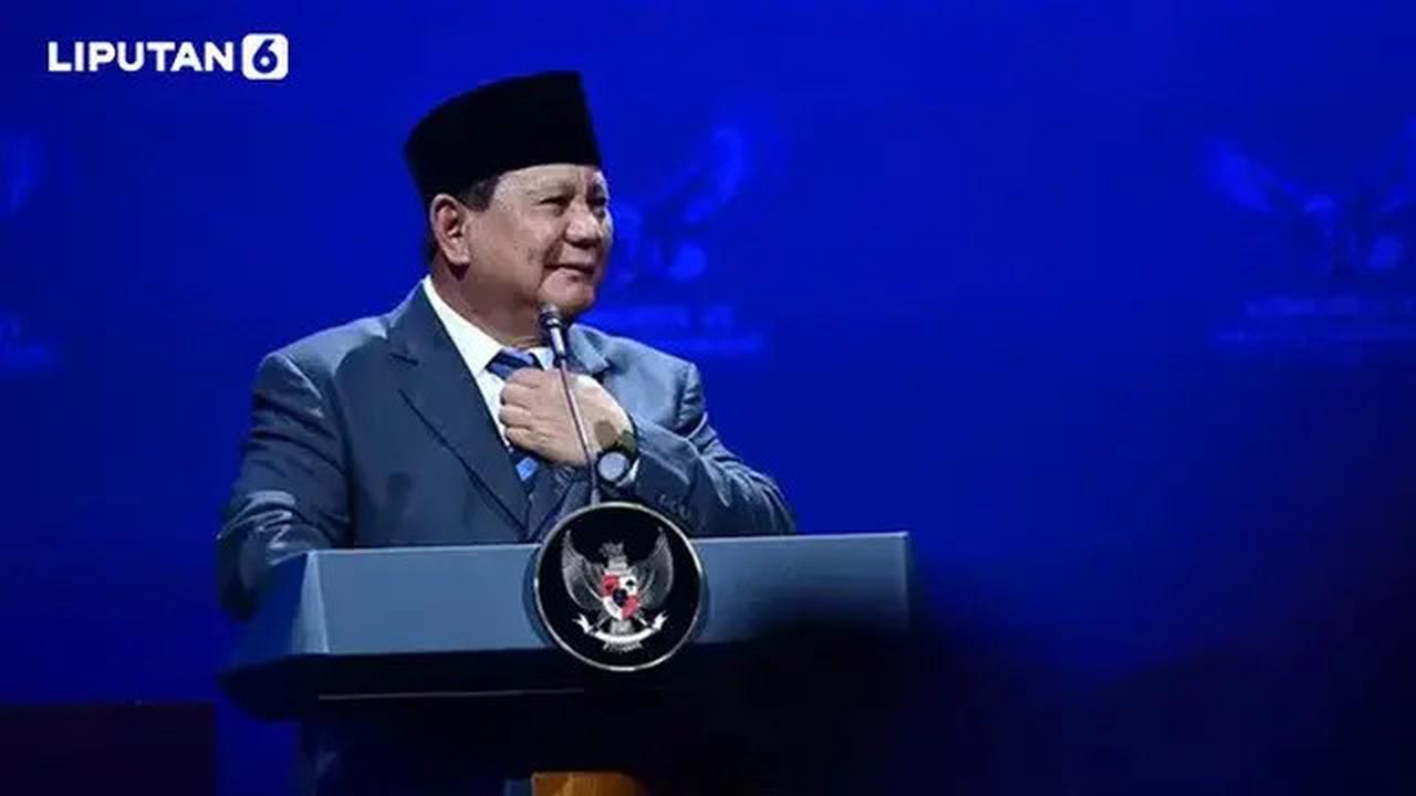 Prabowo Ungkap Tak akan Maju di Pilpres 2029 jika Kinerjanya Mengecewakan, Akui Malu pada Rakyat