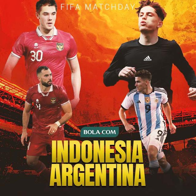 FIFA Matchday - Timnas Indonesia Vs Argentina_Elkan Baggott, Jordi Amat Vs Alejandro Garnacho, Julian Alvarez
