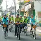 Kementerian Lingkungan Hidup dan Kehutanan menggandeng komunitas Bike To Work (B2W) menggelar acara "Gowes Ramah Iklim 2024" di Taman Monumen 45 Banjarsari, Solo, Sabtu (29/06/2024).