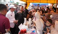 Momen Jokowi Blusukan ke Sentra UMKM Maliosewu Pringsewu