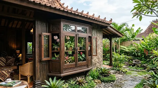 Model Jendela Rumah Menghadap Taman