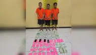 Tim Khusus (Timsus) berhasil mengungkap kasus besar tindak pidana narkotika di Jalan Sekolah, Gang Padang, Kelurahan Martubung, Kecamatan Medan Labuhan, Kota Medan. (Liputan6.com/ Reza Efendi)