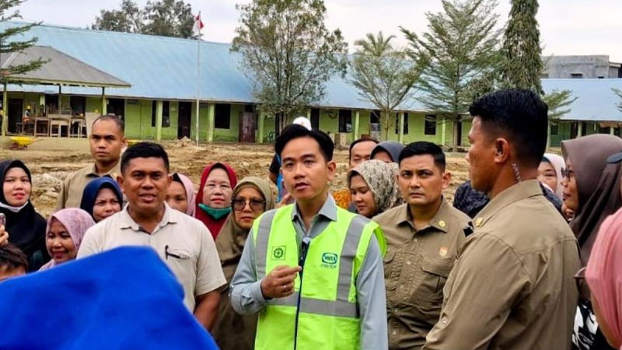 Gibran Tinjau Sekolah Terdampak Banjir di Aceh, Percepat Pemulihan Pendidikan
