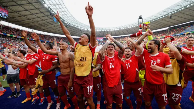 Mengejutkan! Swiss Pulangkan Juara Bertahan Italia dari Euro 2024