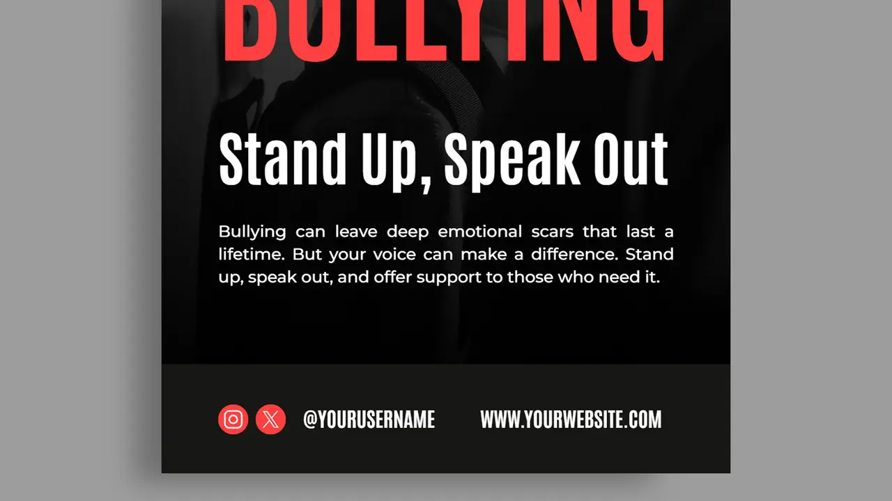 Poster Stop Bullying (foto by Freepik)