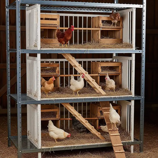 7 Desain Kandang Ayam dari Ranjang Bayi Bekas, Praktis, Hemat, dan Anti Predator