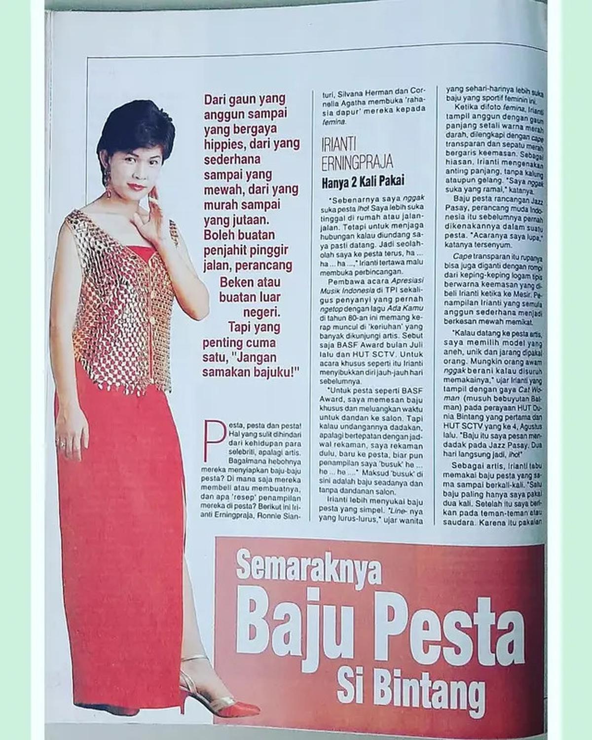 6 Potret Kenangan Masa Muda Irianti Erningpraja Penyanyi Era 80-an, Pernah Jadi Backing Vocal Vina Panduwinata