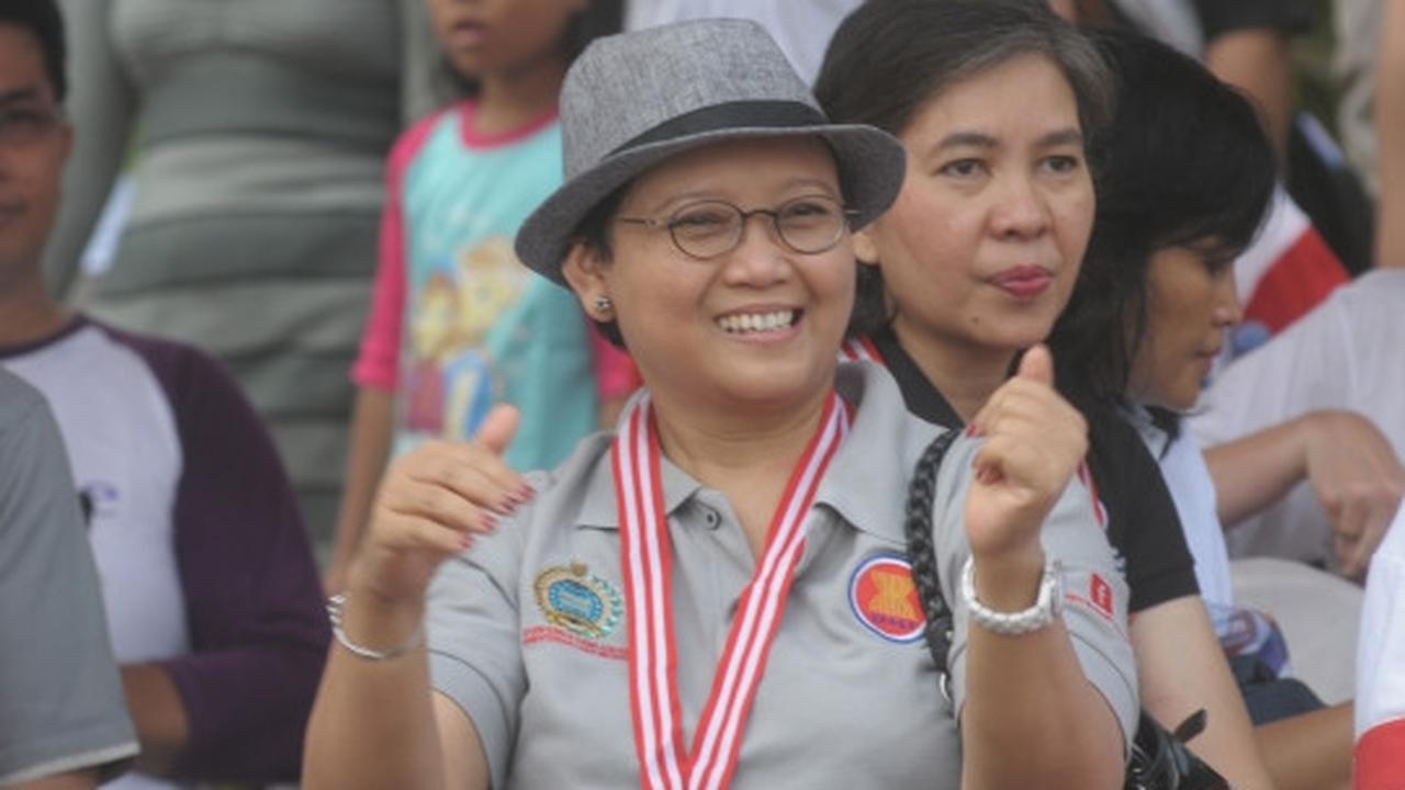 Menlu Retno sarapan nasi uduk di perayaan HUT ke-48 ASEAN