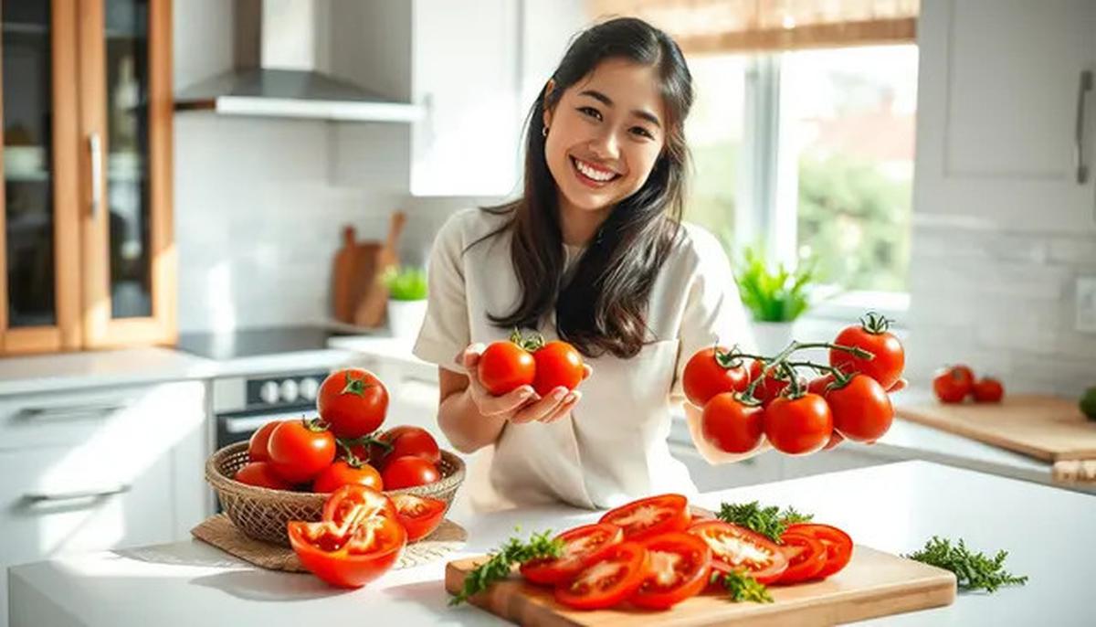Cara Sederhana Menurunkan Kolesterol secara Alami dengan Sayur Tomat