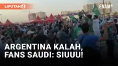 Timnas Arab Saudi Menang Lawan Argentina di Piala Dunia 2022, Fans Arab Copot Pintu