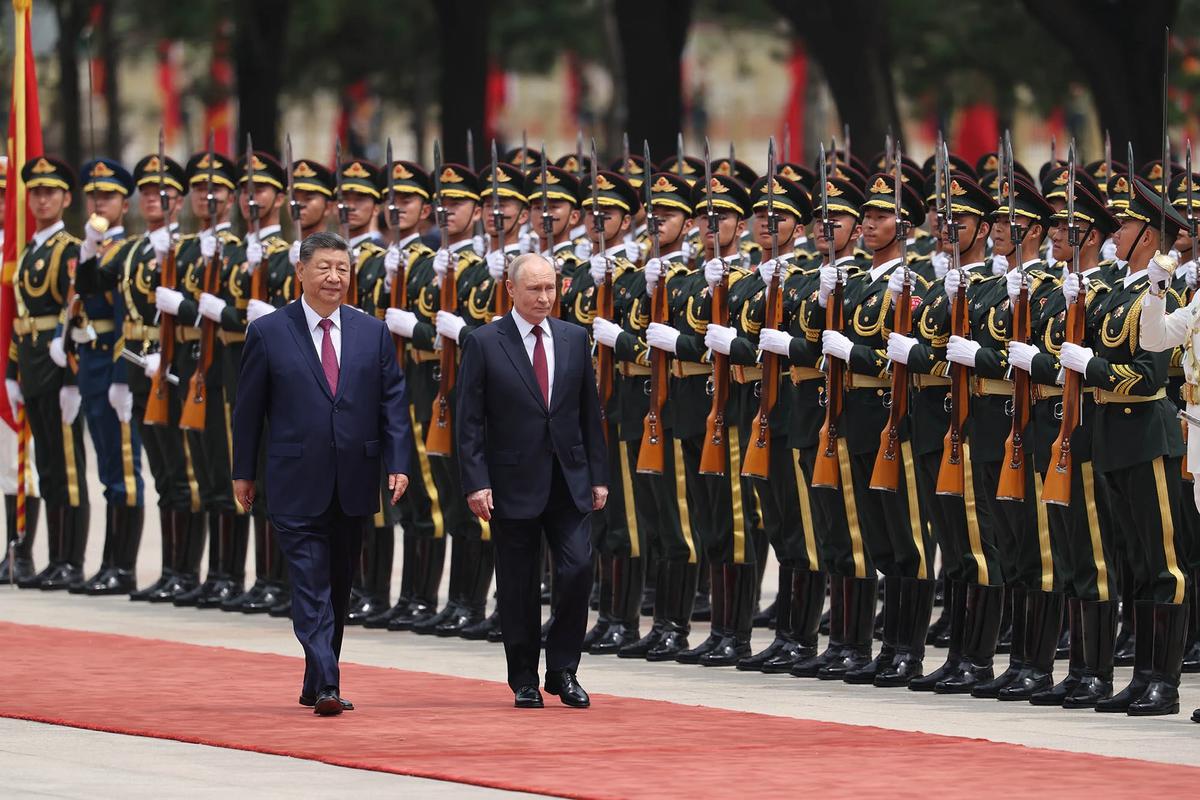 FOTO: Pertemuan Xi Jinping dan Vladimir Putin Perkuat Arah Kerja Sama Strategis China Rusia