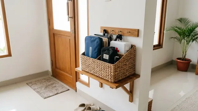 Barang yang Sebaiknya Selalu Disimpan Dekat Pintu Keluar Rumah