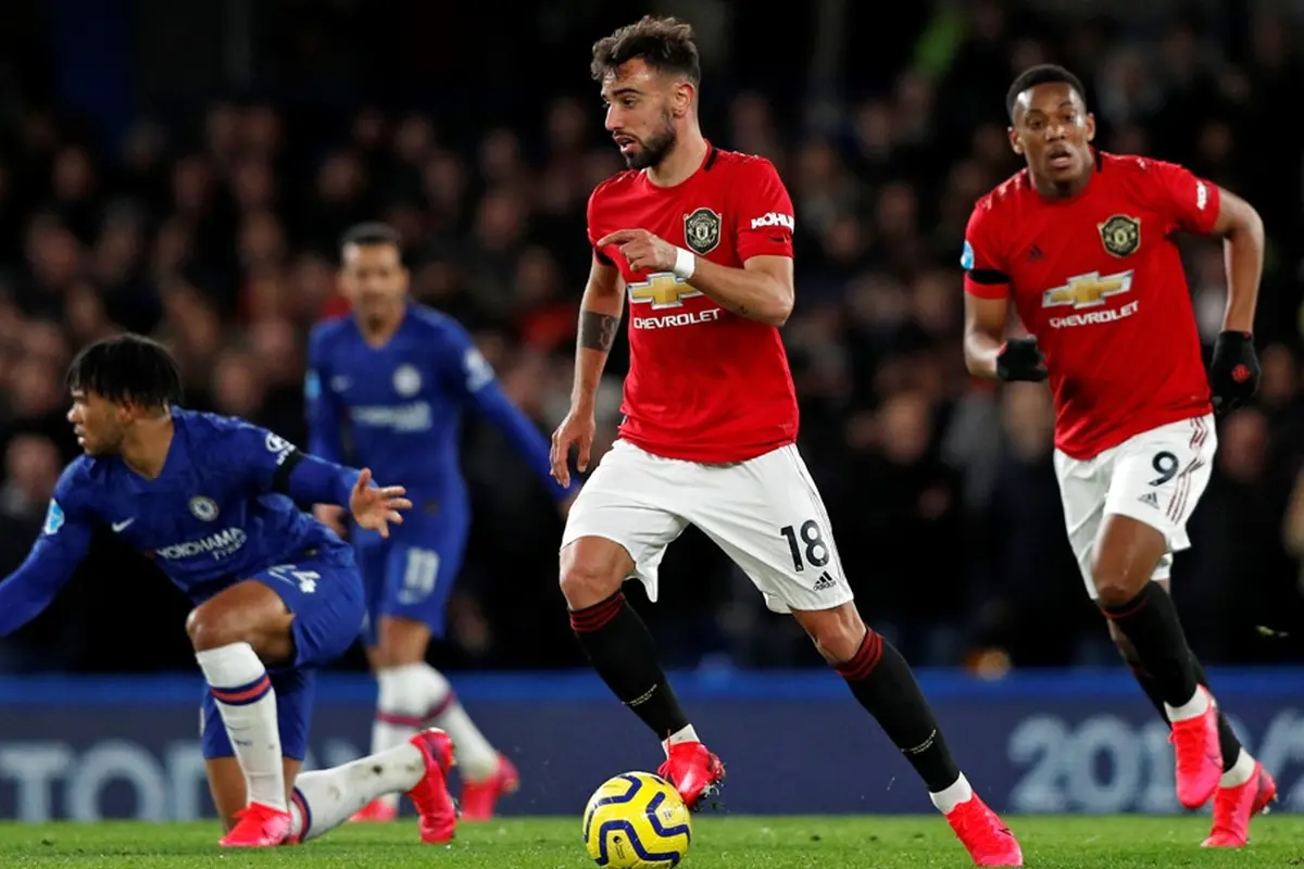 Gelandang Manchester United, Bruno Fernandes.