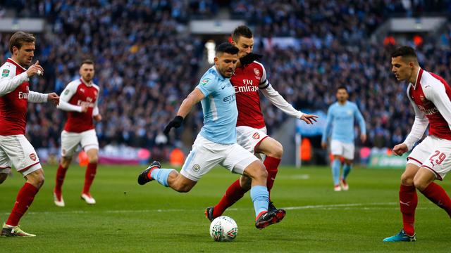 Manchester City Tumbangkan Arsenal