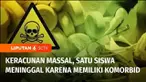 Keracunan massal dialami puluhan siswa SD di Bandung Barat, Jawa Barat. Usai mengkonsumsi jajanan di sekolah para korban menderita pusing, demam, muntah, hingga diare. Salah satu di antaranya meninggal dunia.