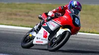 Veda Ega Pratama akan mentas pada putaran ketiga JuniorGP World Championship di Sirkuit Nevers Magny Cours, Perancis. (Astra Honda)