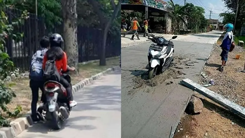 6 Kelakuan Kocak Cewek di Jalan Raya Ini Bikin Geregetan