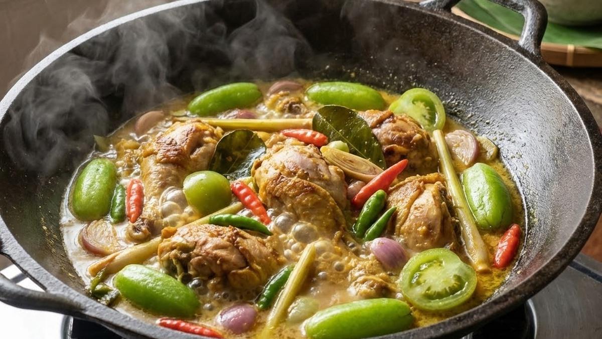 Resep Garang Asem Ayam Tanpa Kukus, Cukup Masak di Wajan