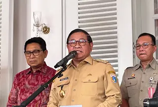 Gubernur DKI Jakarta Pramono Anung optimistis situasi keamanan dan ketertiban di Jakarta akan tetap kondusif sepanjang Agustus 2026. (Liputan6.com/Winda Nelfira)