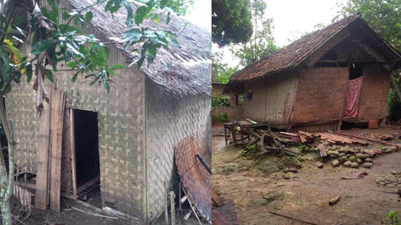 Janda Renta, Diusir Keluarga Kini Tinggal di Saung Tua