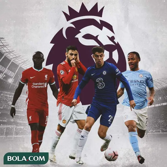 Premier League - Sadio Mane, Bruno Fernandes, Kai Havertz, Raheem Sterling