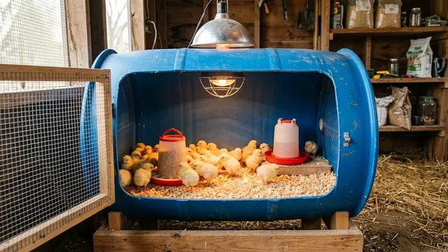 Ide Kandang Anak Ayam yang Hangat dan Mudah Dibersihkan/AI Generated