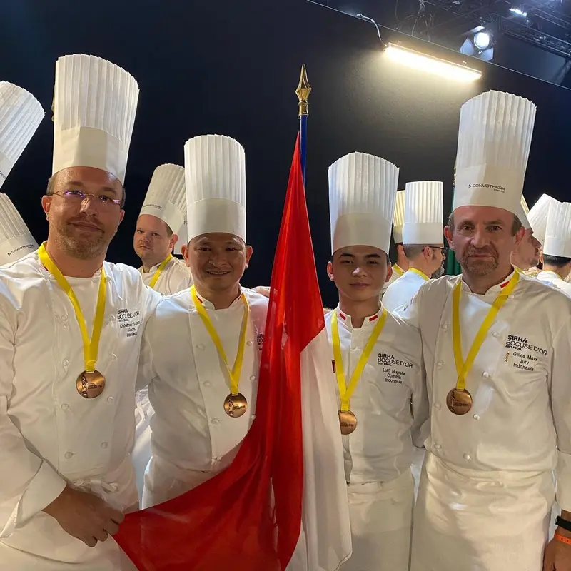 Apa Oleh-Oleh yang Dibawa Pulang Wakil Indonesia dari Final Bocuse d'Or Prancis 2021?