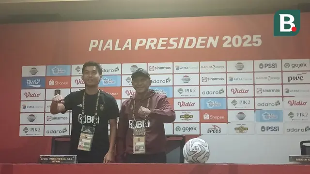 Rahmad Darmawan dan Akbar Tanjung - Piala Presiden 2025