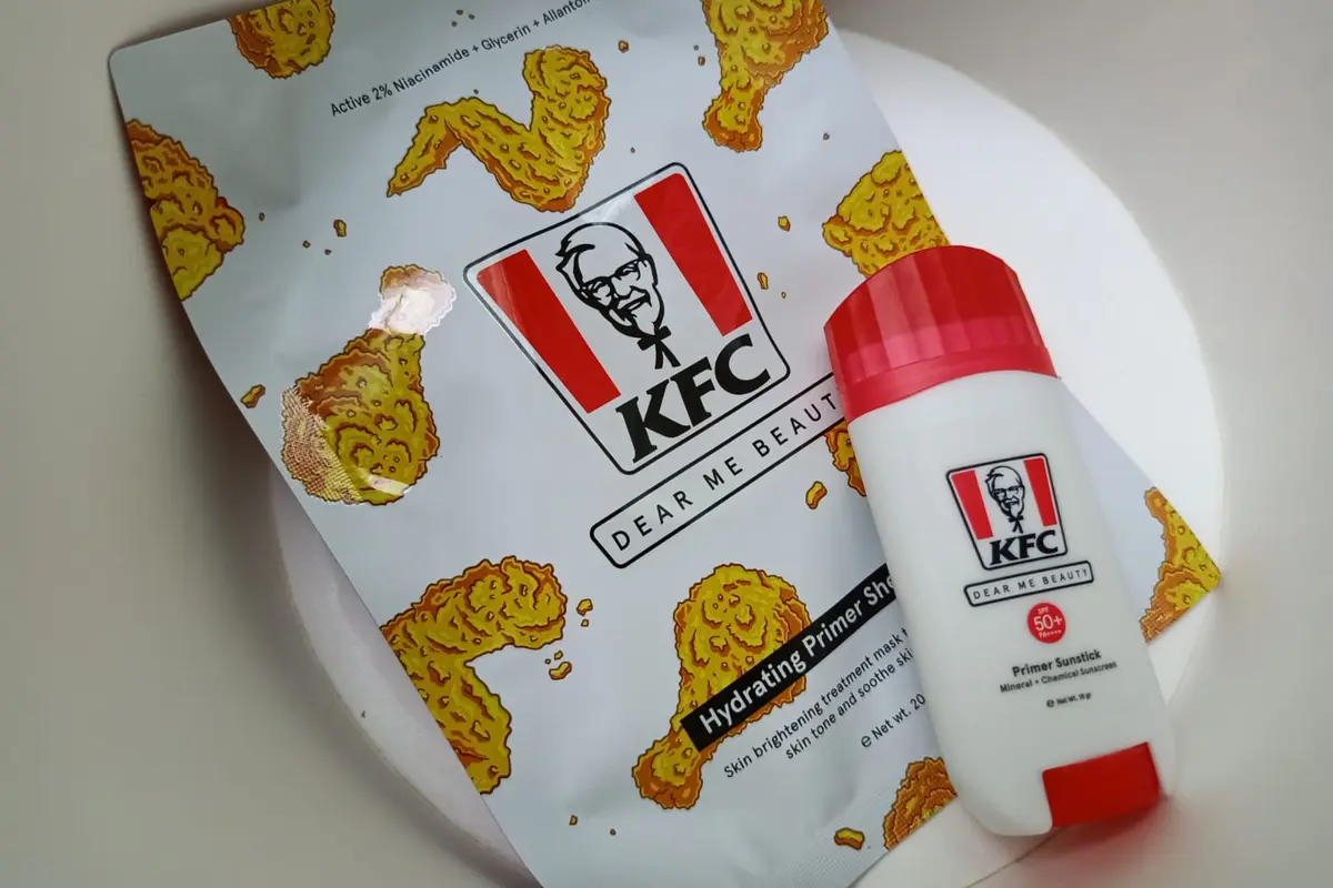 Edisi Perdana Kosmetik Kolaborasi Brand Lokal dan KFC yang Tak Pandang Gender