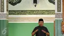 Bupati Bojonegoro, Suyoto memberikan pengantar Rekomendasi Calon Pemimpin Jakarta di Masjid Al Azhar Jakarta, Jumat (10/6). Majelis Pelayan Jakarta merekomendasikan tujuh nama balon Gubernur Jakarta 2017-2022. (Liputan6.com/Helmi Fithriansyah)